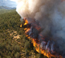 Forest fire surges in north Lebanon and helicopters from Cyprus