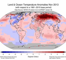 This past November was the hottest on Earth since 1880